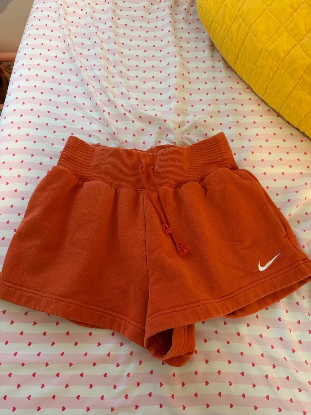 Nike Women's Burnt Orange Athletic Shorts